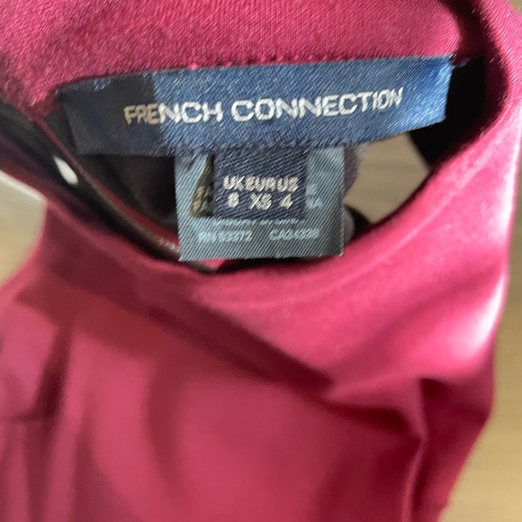 Midi burgundy dress - Picture 3 of 3